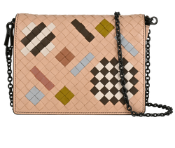 Intrecciato WOC, Leather, Beige, P00182491S, S, 2*